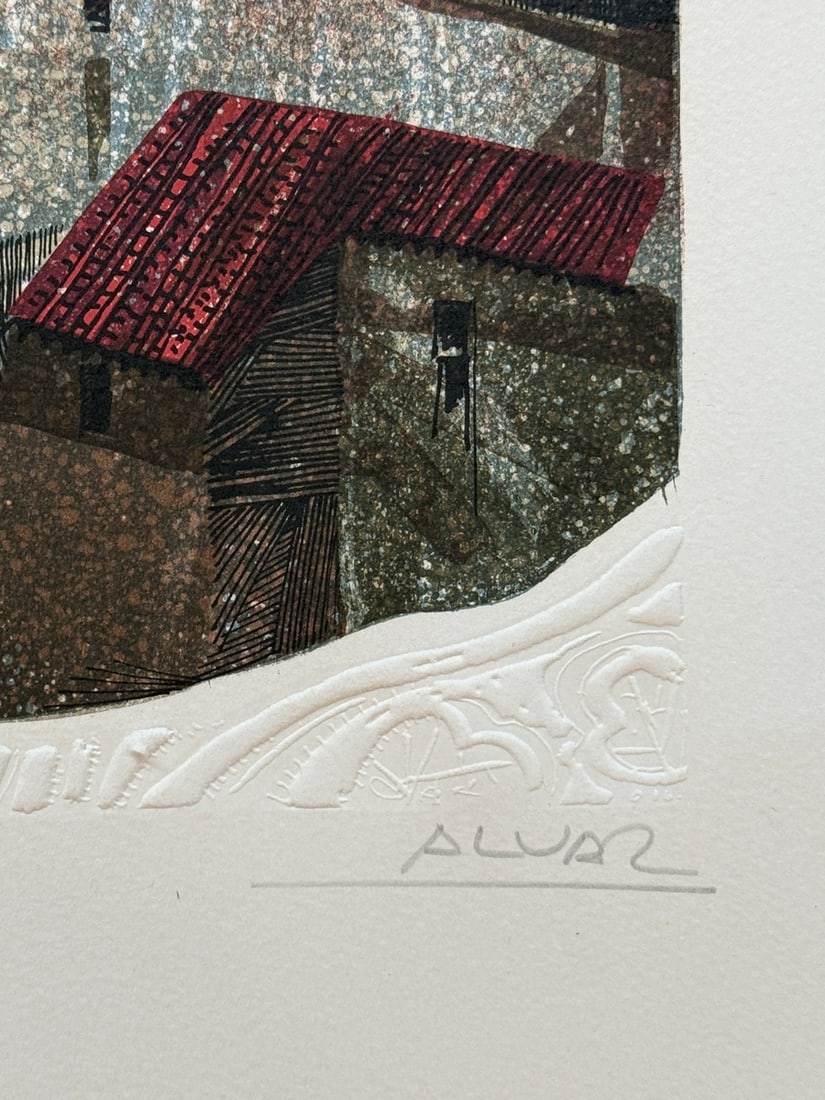 Sunol Alvar (Figurative) Signed Serigraph LE - 4