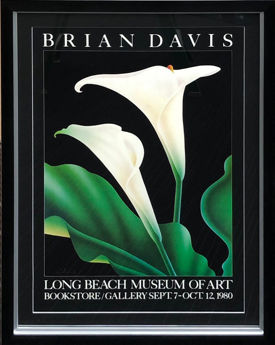Brian Davis "Calla I" Signed Lithograph: Artist: Brian Davis Title: Brian Davis "Calla I" Signed Lithograph Medium: Lithograph on Paper Limited Edition: Art Dimensions: 43.0 x 32.0 x 2.0 inch ARTIST BIO: "Floral Artist and Master of