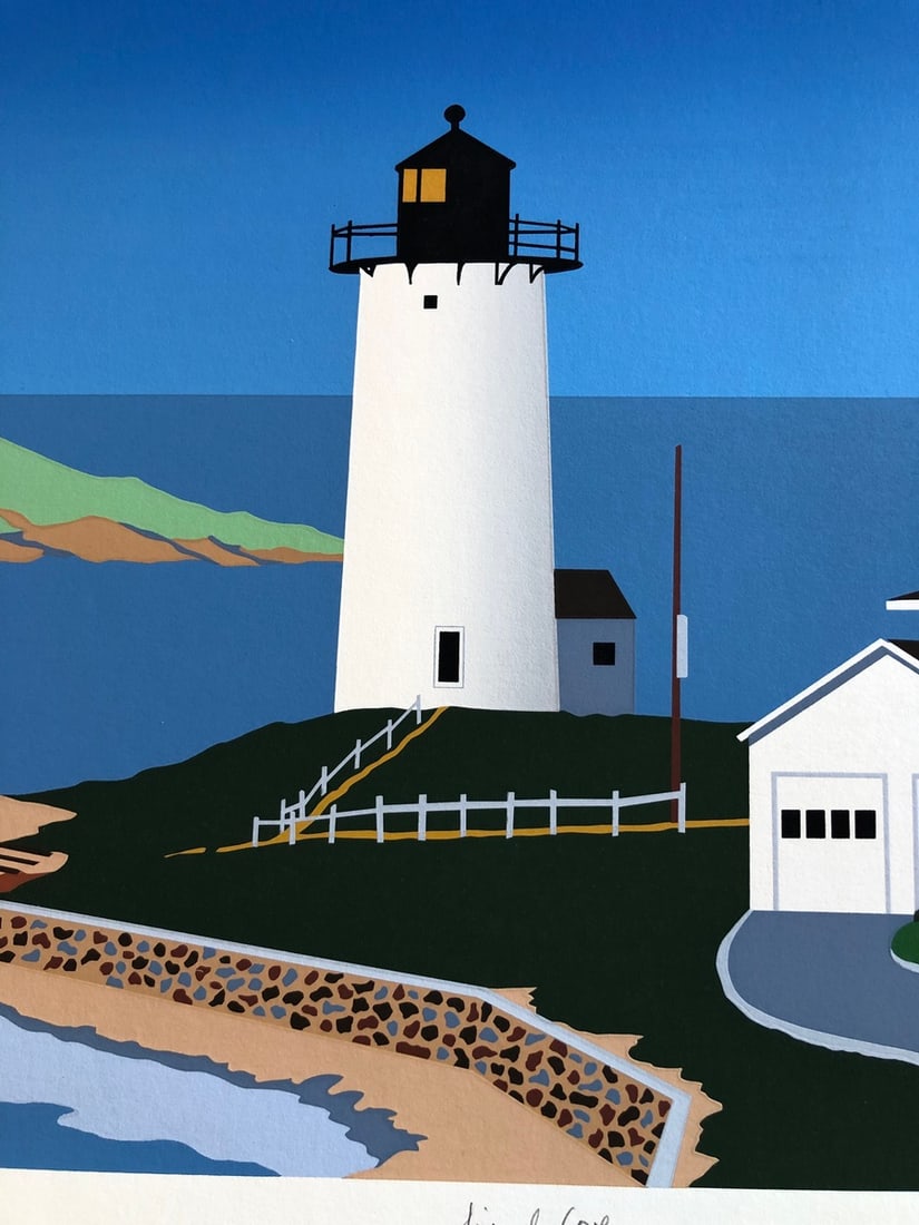 Armond Fields "Signal Cove" Signed Serigraph LE - 2
