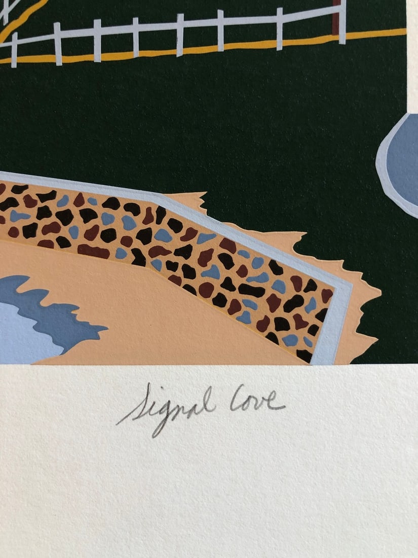 Armond Fields "Signal Cove" Signed Serigraph LE - 4