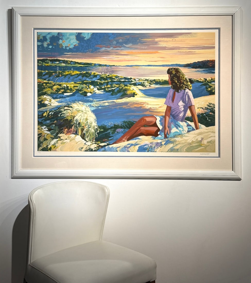Howard Behrens "Summer Sunset" Signed Serigraph LE - 2