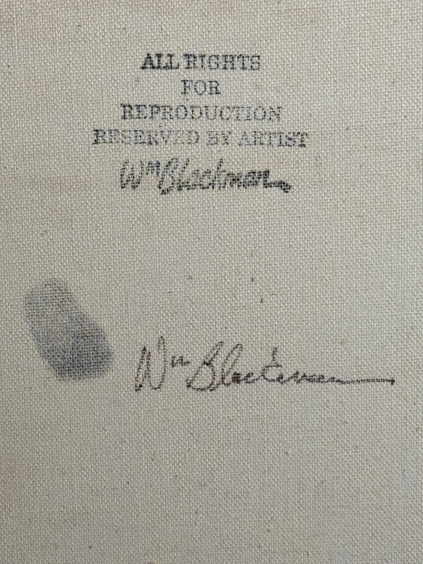 William Blackman "Secluded Beach" Signed Original Oil - 7