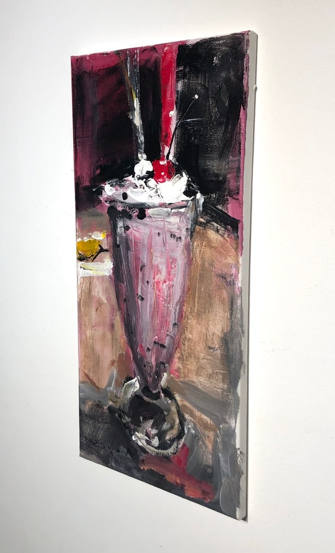 Jorn Fox (Ruby's Strawberry Shake) Signed Original Acrylic - 4