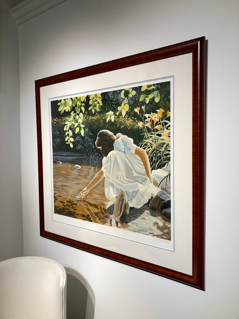 Susan Rios "Blossoming" Signed Serigraph LE - 6