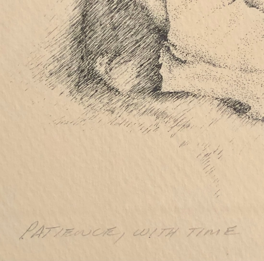 M. Stark "Patience, With Time" Signed Lithograph - 7