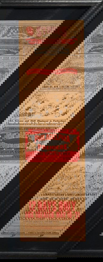 May 10th 1974 Rolling Stones Vintage Poster (Philadelphia Premiere): Artist: Bill Wyman Title: May 10th 1974 Rolling Stones Vintage Poster (Philadelphia Premiere) Medium: Movie Poster on Paper Art Dimensions: 42 x 17 x 2 inch Source: www.qart.com Condition Report: