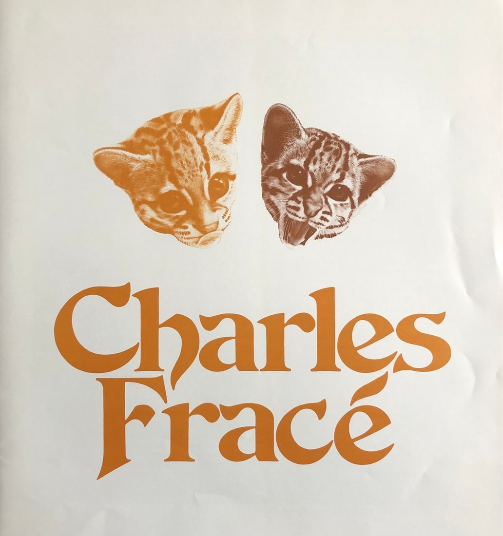 Charles Frace "Ocelot Kittens" Signed Lithograph LE - 8