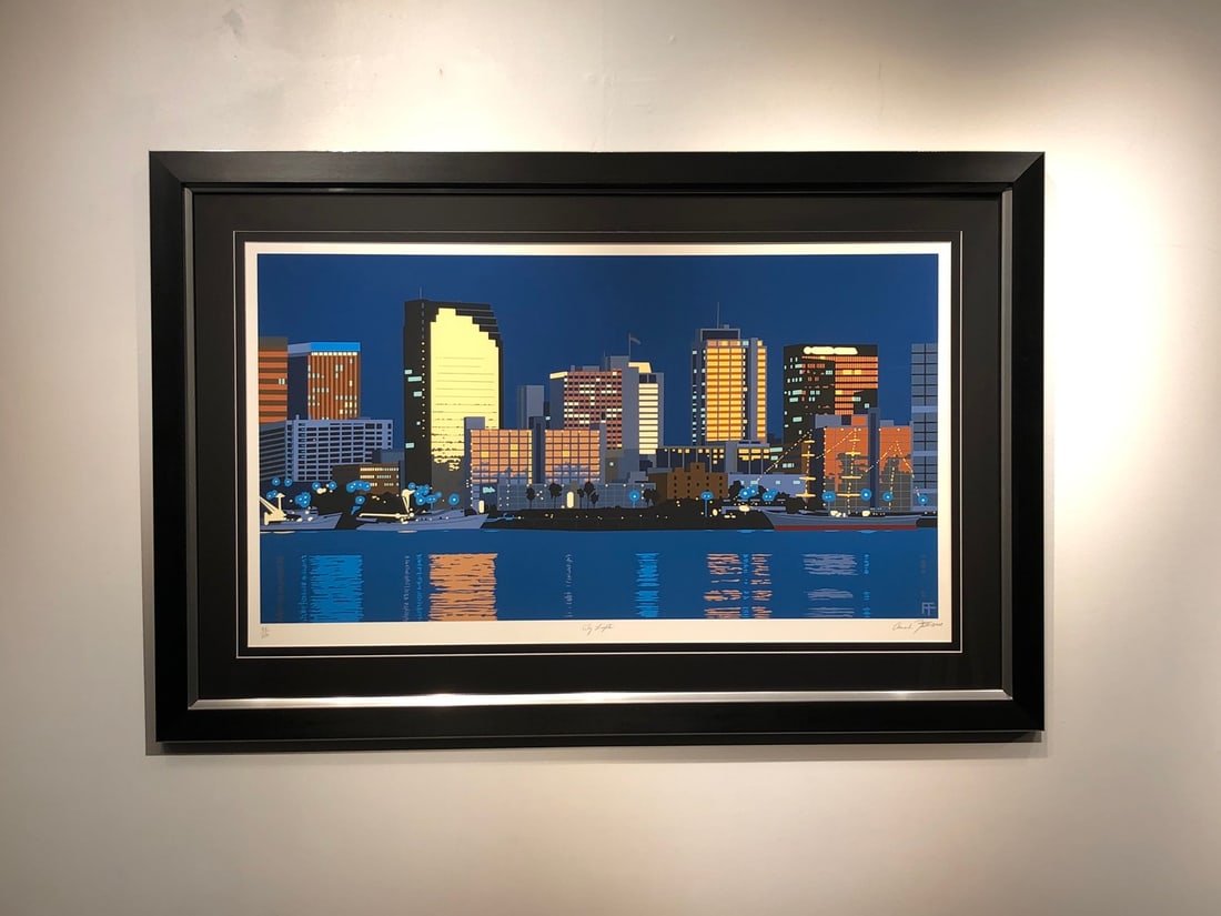 Armond Fields "City Lights" Signed Serigraph LE - 2