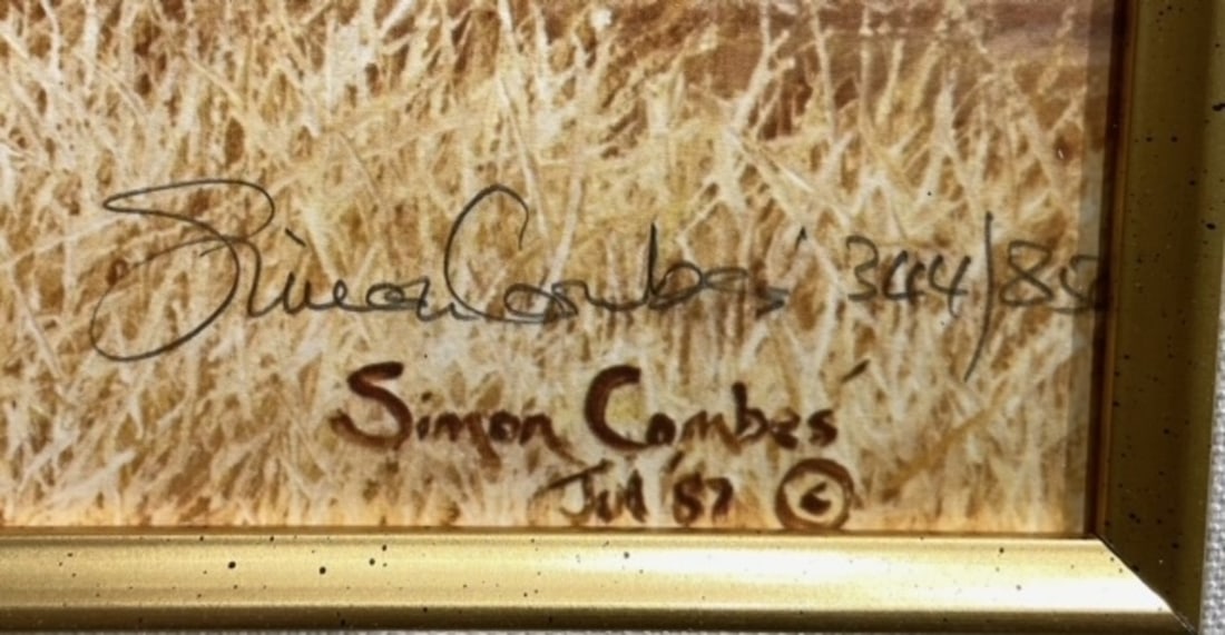 Simon Combes "Tall Shadows" Signed Litho LE - 4