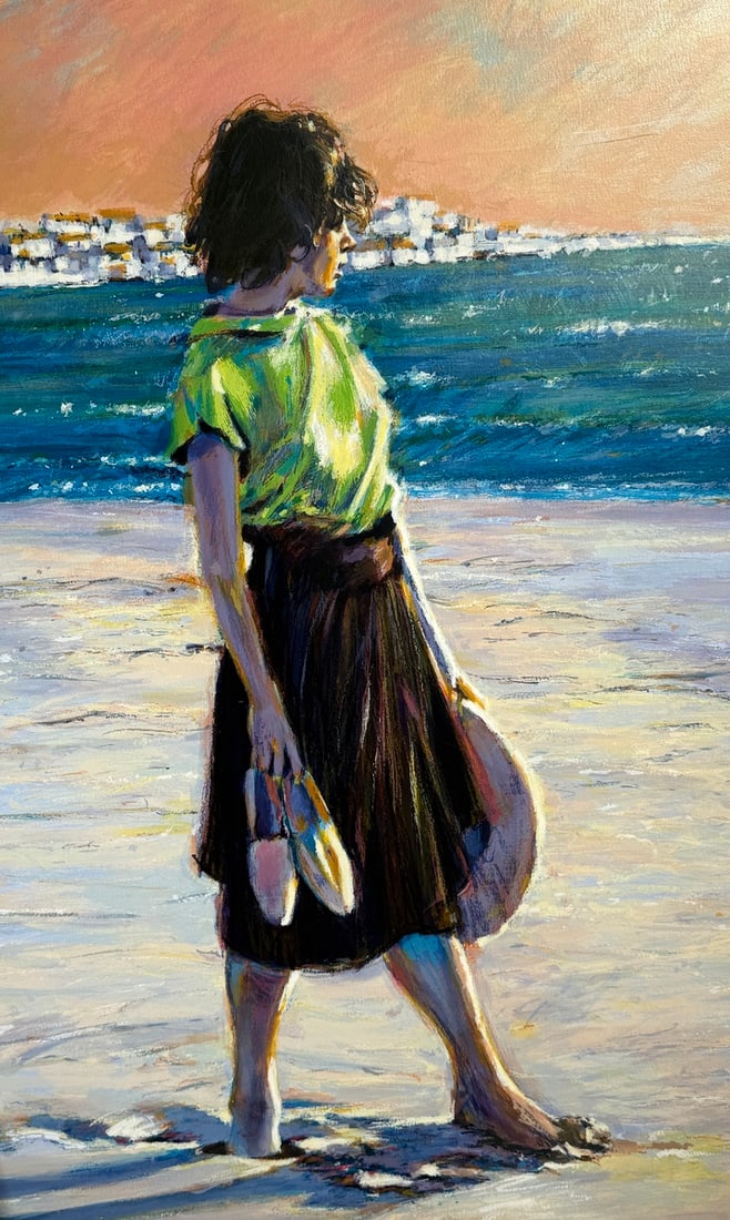 Aldo Luongo "Mediterranean Sunset" Signed Serigraph PP - 4