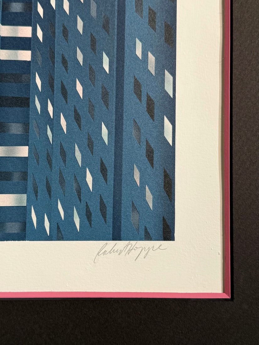 Robert Hoppe "Rooftop Serenade" Signed Serigraph LE - 4