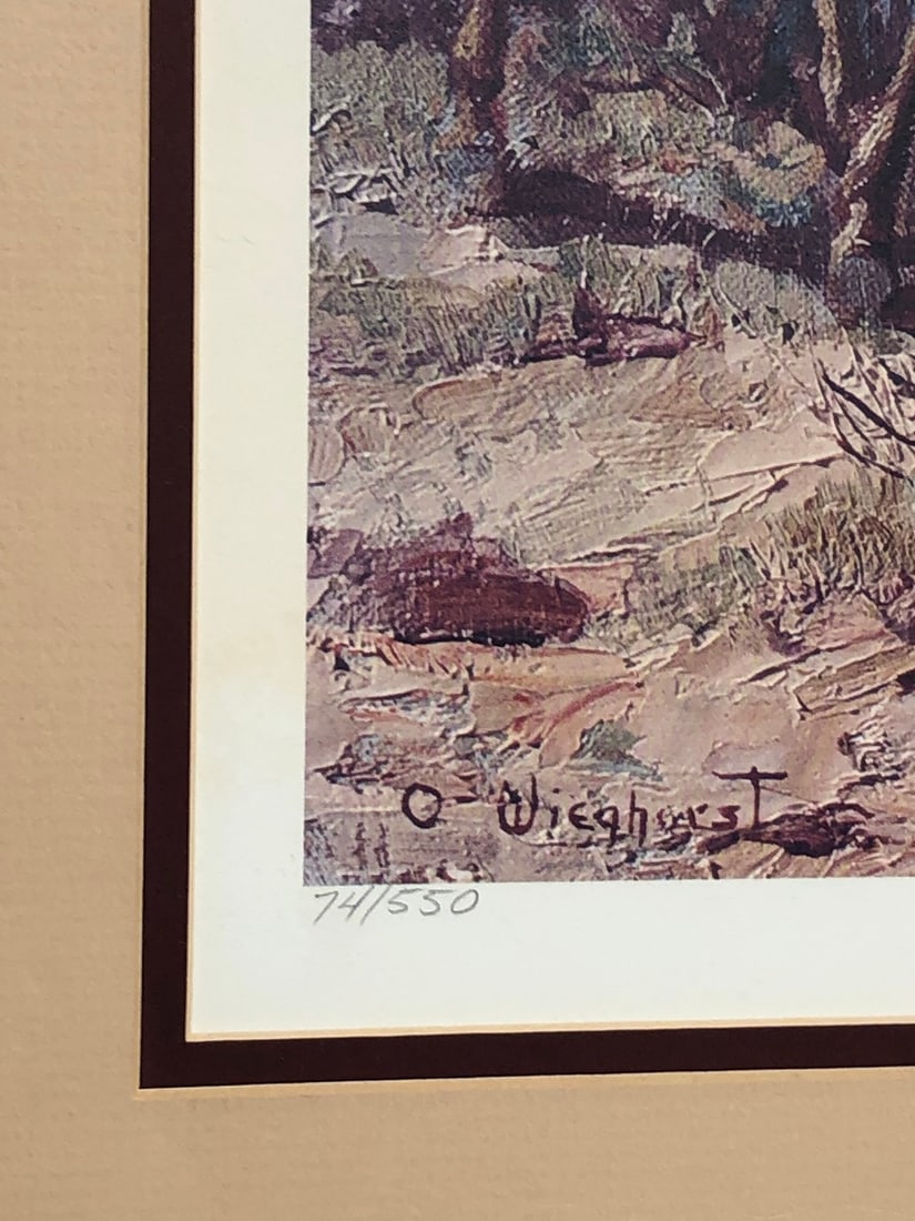 Olaf Weighorst "Drifting" Signed Lithograph LE - 5