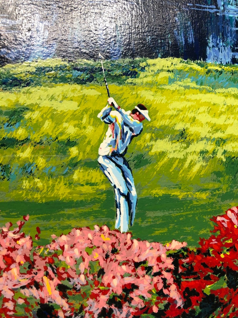 Mark King "Ike's Pond" Signed Serigraph LE - 4