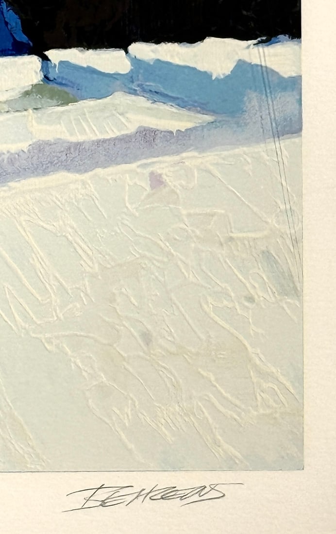 Howard Behrens "Santorini" Signed Serigraph LE - 7