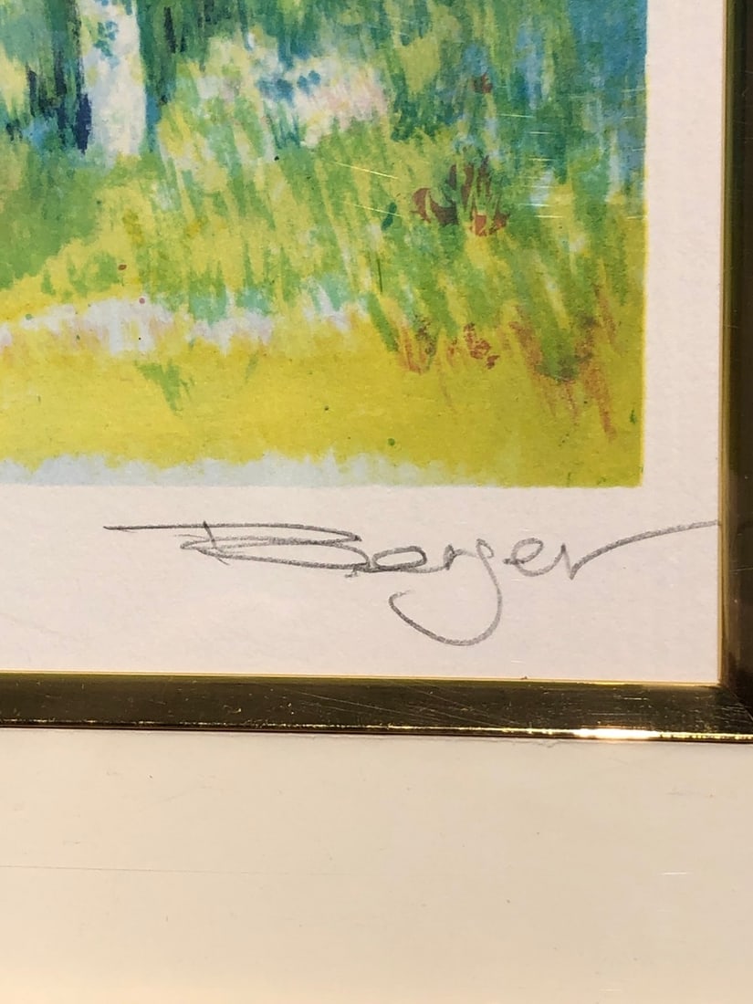 Berger (Untitled - Landscape) Signed Lithograph LE - 4