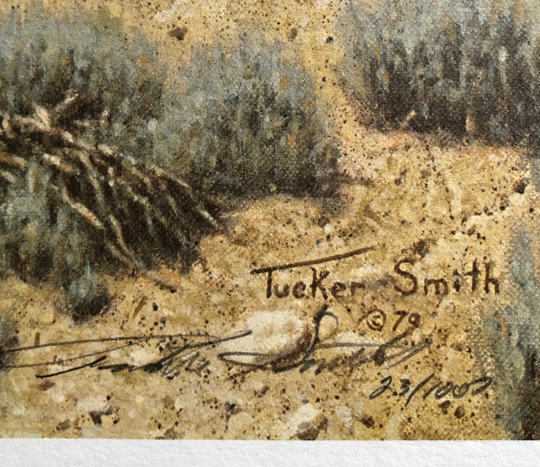 Tucker Smith "A Break" Signed Litho LE - 3