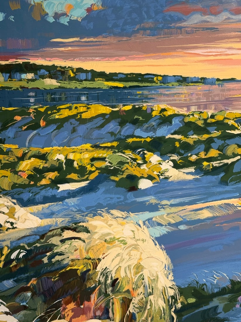 Howard Behrens "Summer Sunset" Signed Serigraph LE - 5