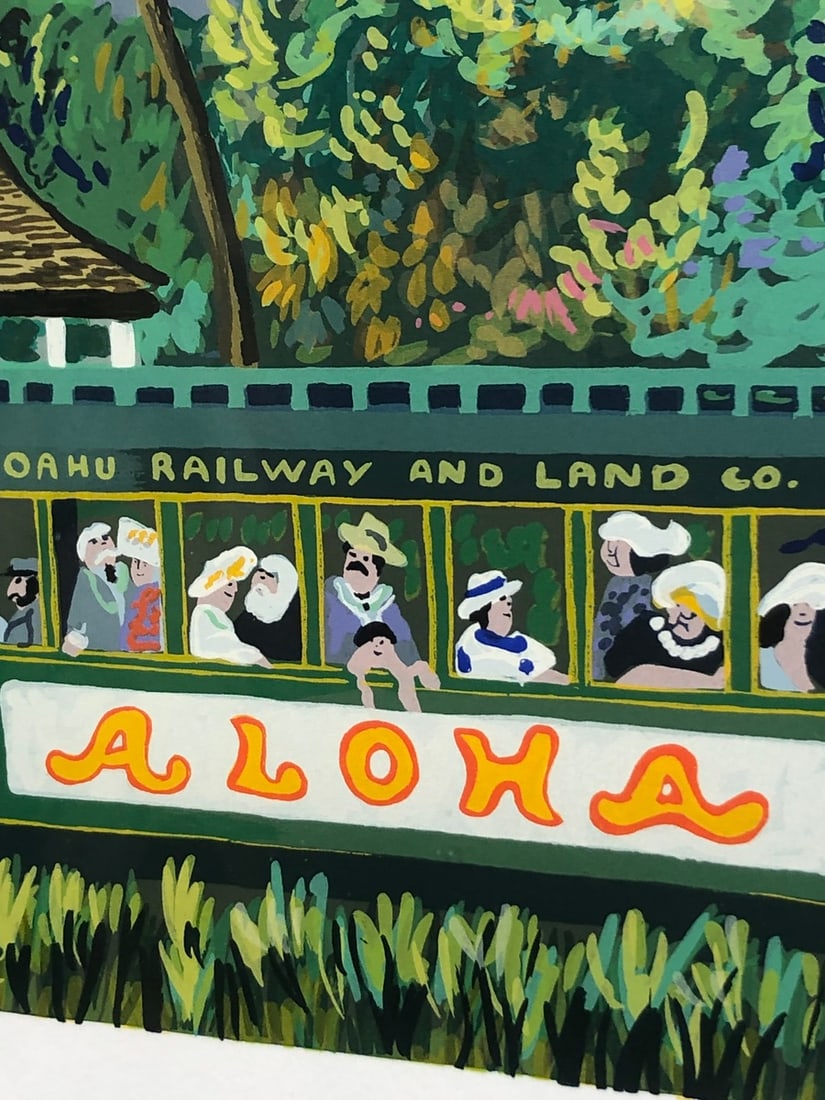 Guy Buffet "Aloha Mokuleia" Signed Serigraph LE - 5