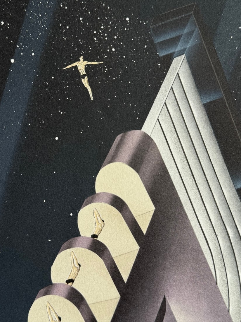 Robert Hoppe "Aquacade" Signed Serigraph LE - 3