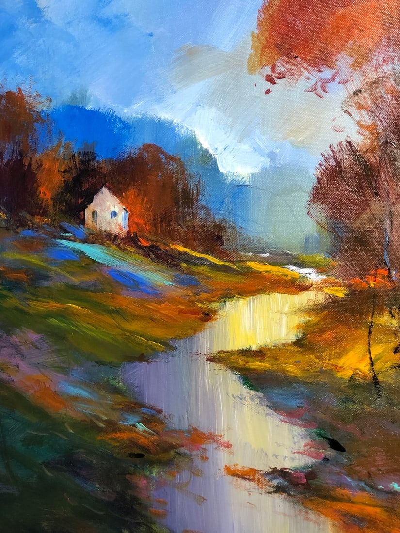 Michael Schofield (Impressionist - Landscape) Signed Original Acrylic - 4