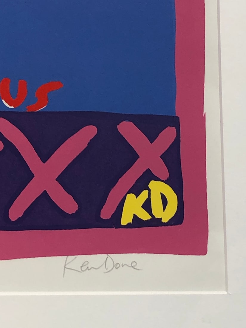 Ken Done "Hibiscus" Signed Lithograph LE - Impressionist - 3