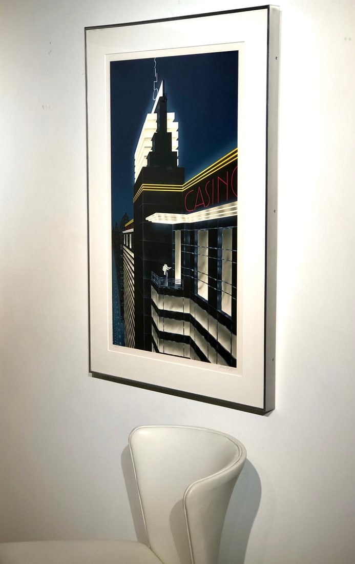 Robert Hoppe "Casino" Signed Serigraph LE - 3