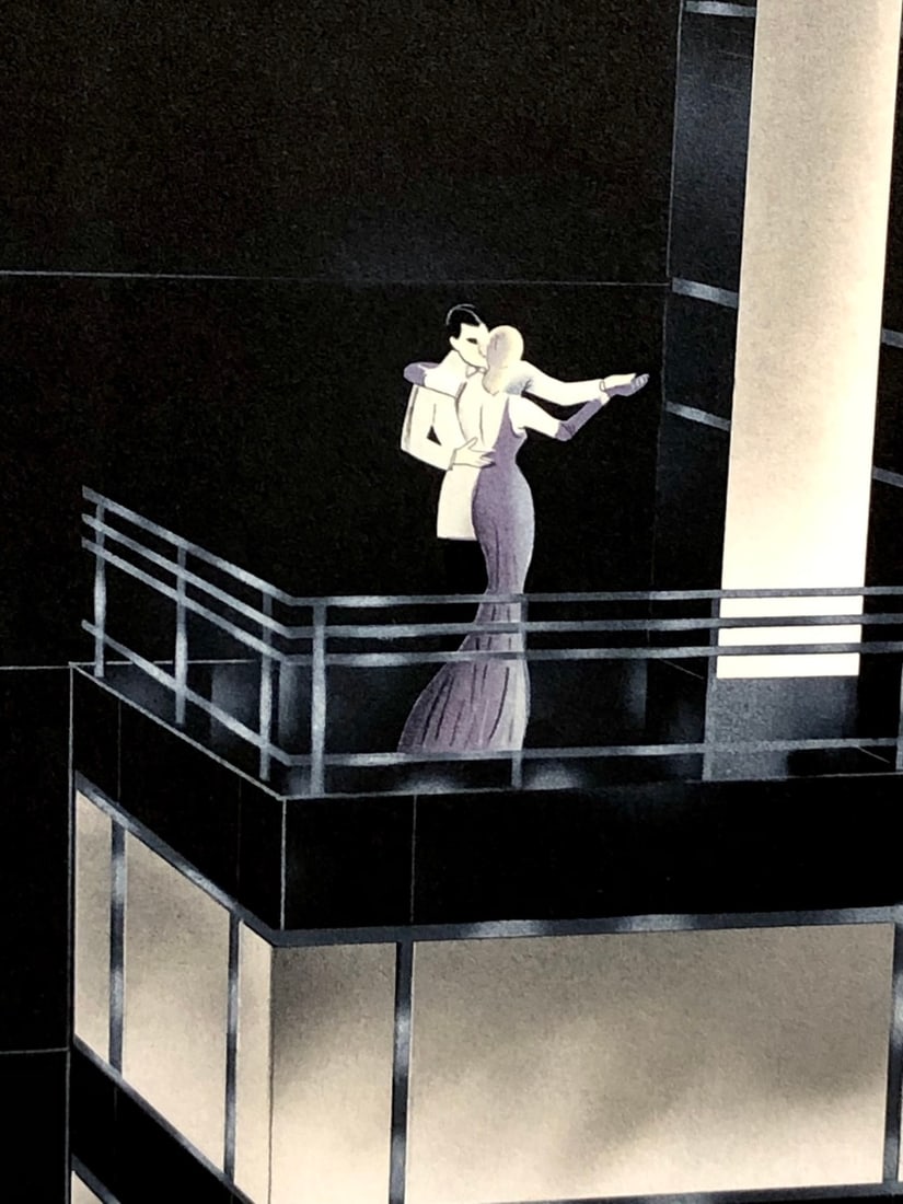 Robert Hoppe "Casino" Signed Serigraph LE - 4