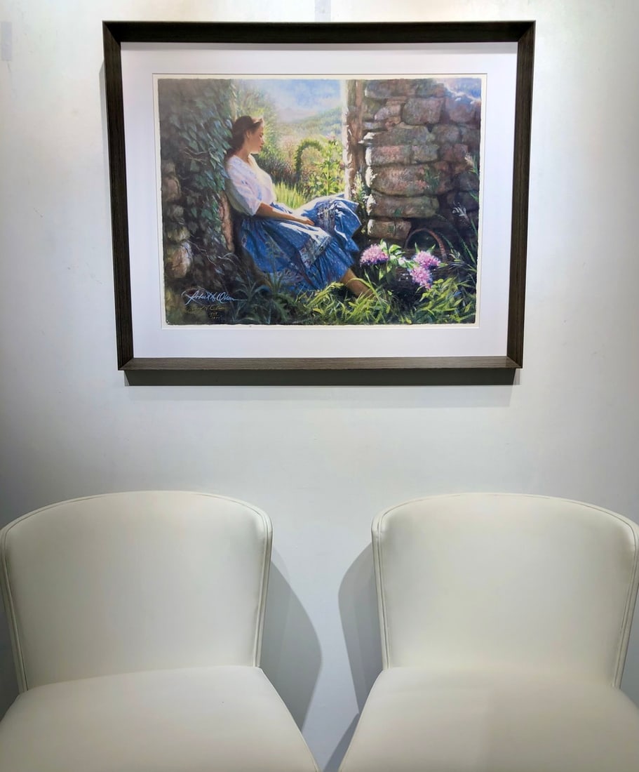 Robert Olson "The Garden Gate" Signed Lithograph LE - 2