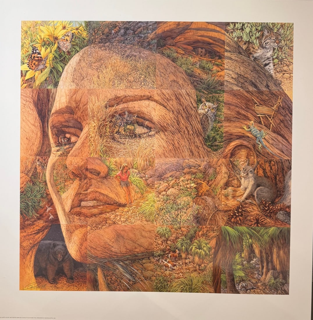 Bev Doolittle (The Earth Is My Mother) Limited Edition Signed Print with Unopened Collector's: Artist: Bev Doolittle Title: Bev Doolittle (The Earth Is My Mother) Limited Edition Signed Print with Unopened Collector's Edition Book Medium: Limited Edition Print Limited Edition: 456 Art