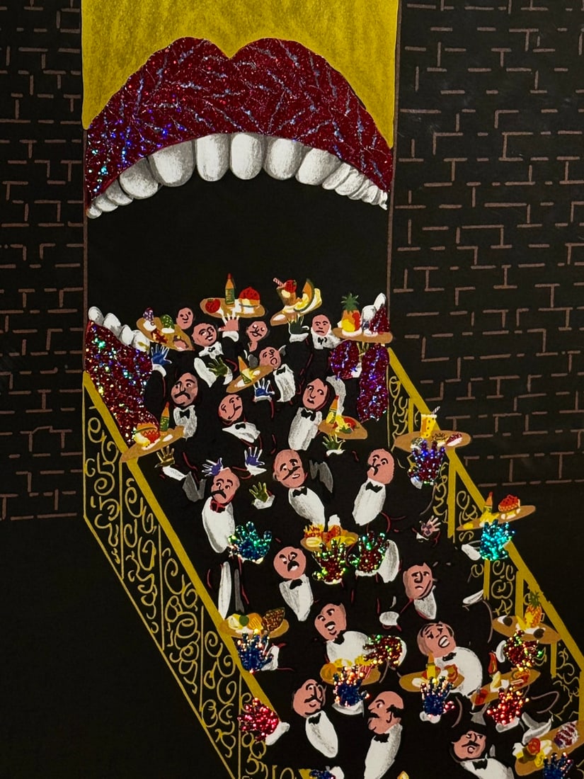 Guy Buffet "Open Wide" Signed Serigraph LE - 2