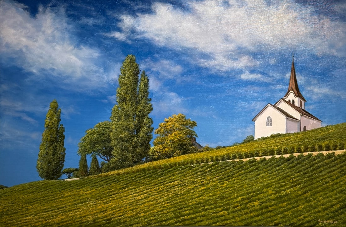 Arkadiy Oleynik - Untitled Landscape Original Oil on Canvas - 24x36: Artist: Arkadiy Oleynik Title: Arkadiy Oleynik - Untitled Landscape Original Oil on Canvas - 24x36 Medium: Original Oil on Canvas Limited Edition: Art Dimensions: 24 x 36 x 1 inch ARTIST BIO: 