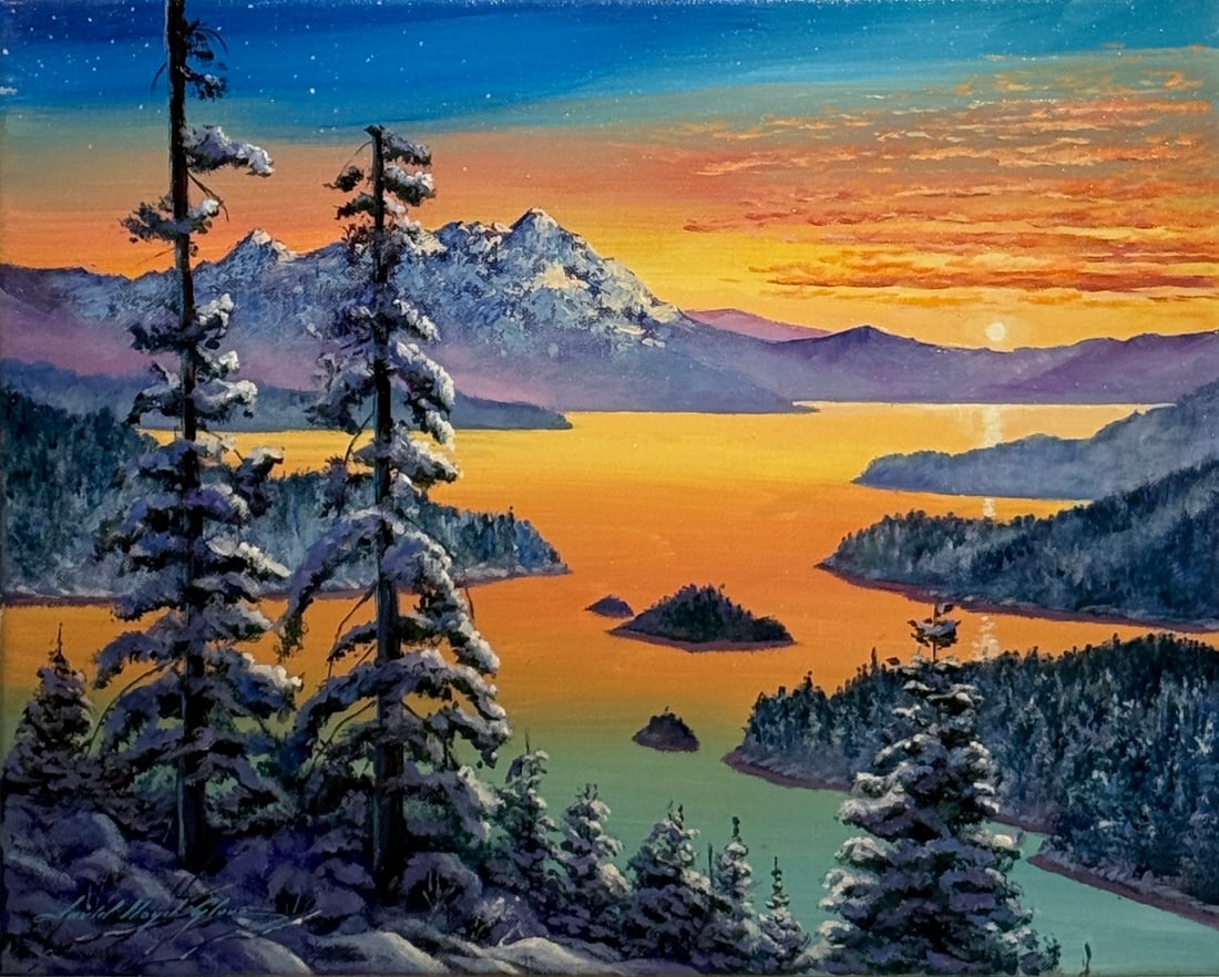 David Lloyd Glover "My Memories Of Home" Original: Artist: David Lloyd Glover Title: David Lloyd Glover "My Memories Of Home" Original Medium: Acrylic on Canvas Art Dimensions: 16 x 20 x 1 inch ARTIST BIO: "Let there be Light and David Glover will fin