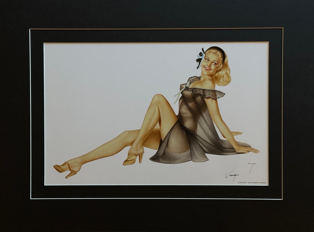 Alberto Vargas "2 Of Hearts, playing card " Hand-Signed Lithograph (1981): Artist: Alberto Vargas Title: Alberto Vargas "2 Of Hearts, playing card " Hand-Signed Lithograph (1981) Medium: Lithograph on Paper Art Dimensions: 11 x 17 x 1 inch ARTIST BIO: Alberto Vargas was born