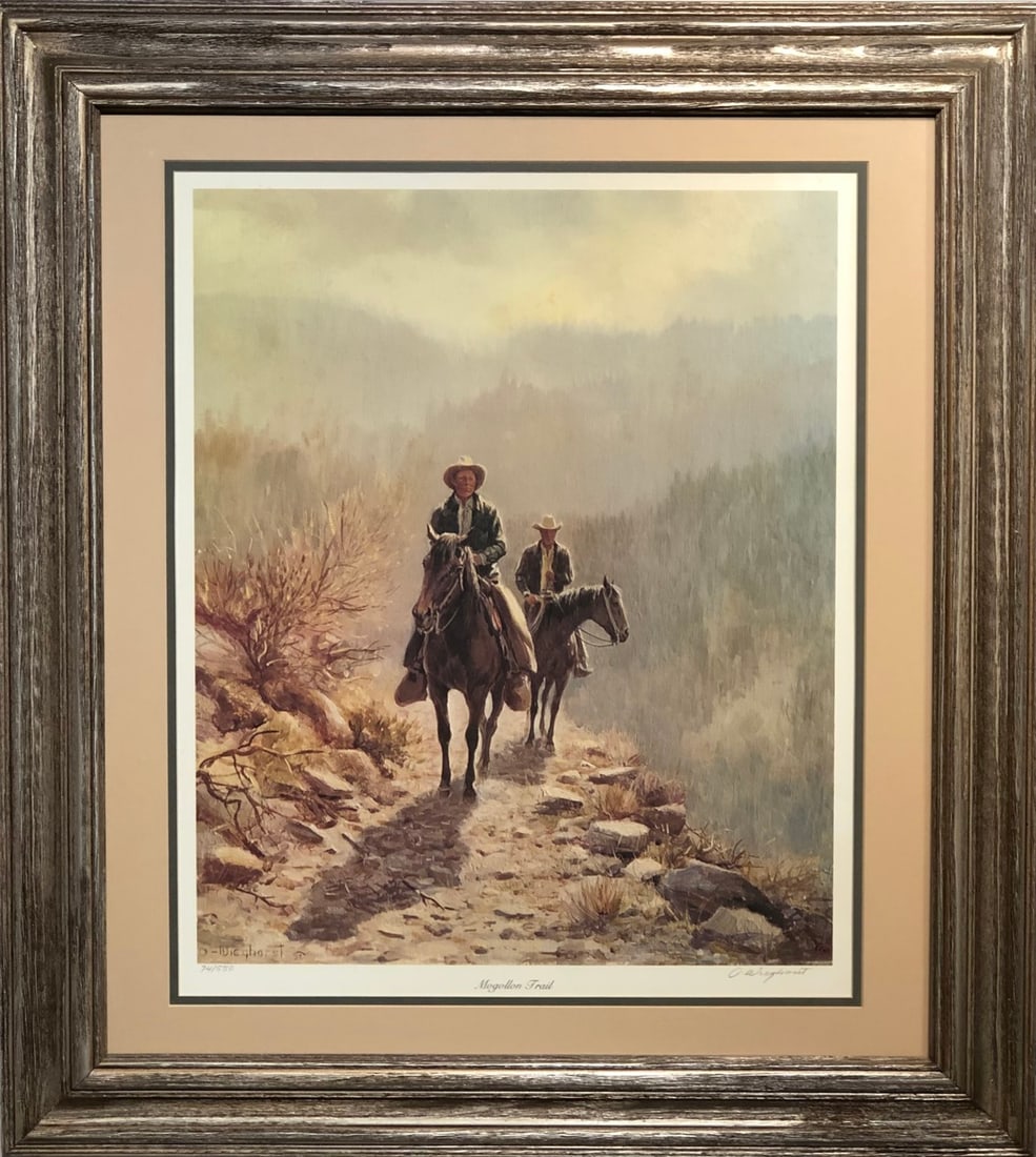 Olaf Wieghorst "Mogollon Trail" Signed Lithograph LE (1 of 7)