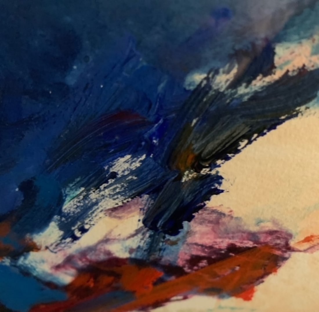 Michael Schofield Abstract Hand Pulled Mono Print - 5