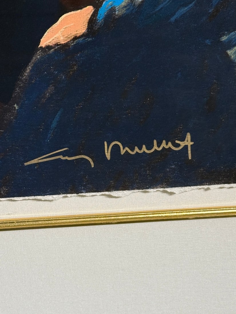 Guy Buffet "Billiards" Signed Serigraph LE - 5