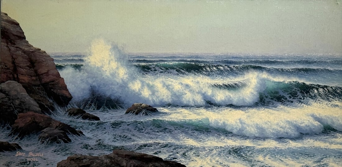 Dave Dalton "Morning Fog Burning Off" Signed Original Oil (1 of 7)