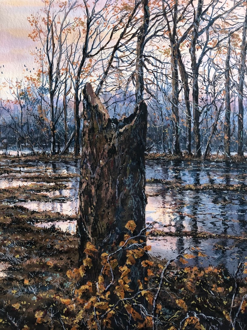 Michael Schofield "Morning #2" Signed Serigraph - 2