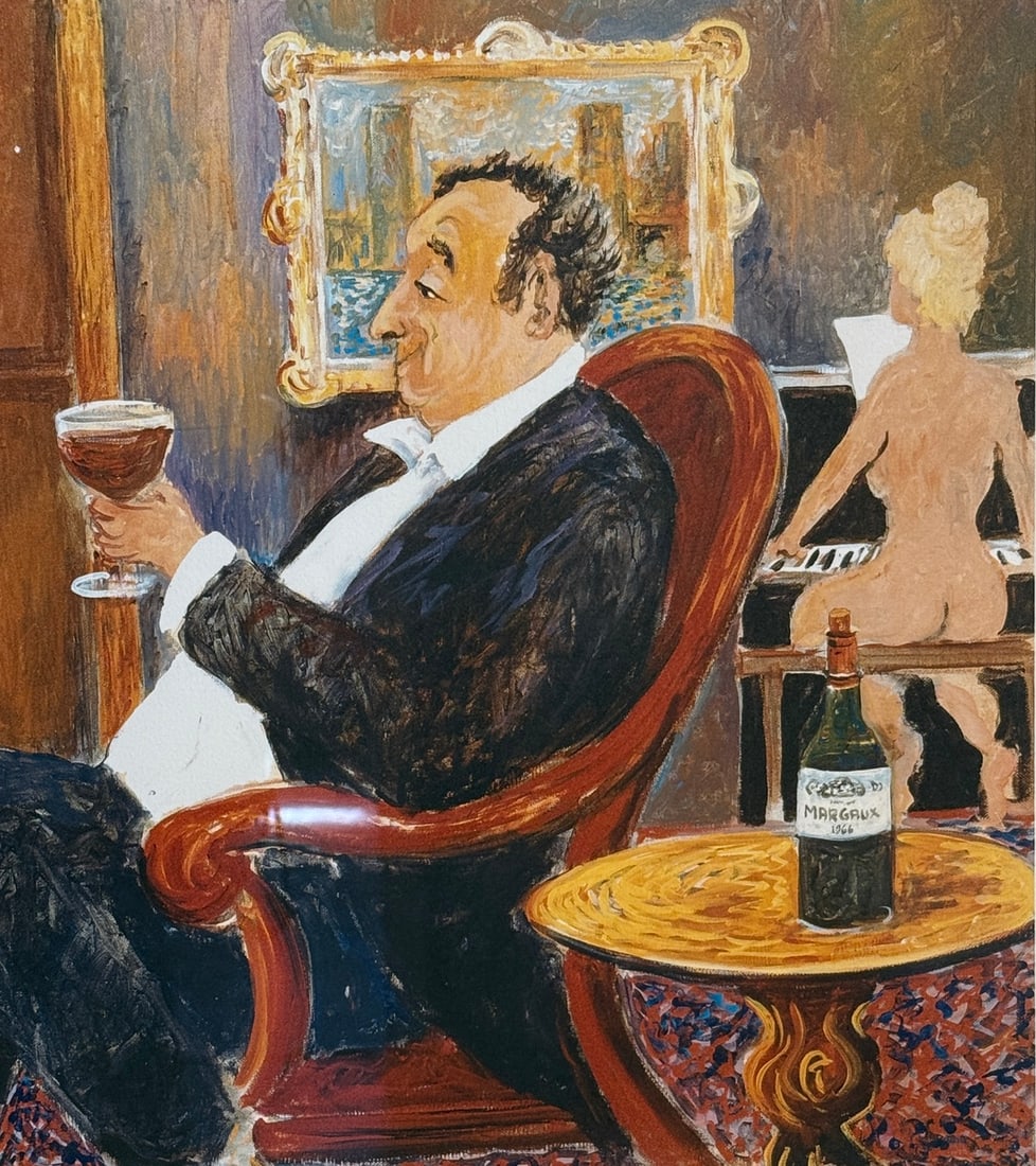 Guy Buffet "Open Wide" Signed Serigraph LE - 9