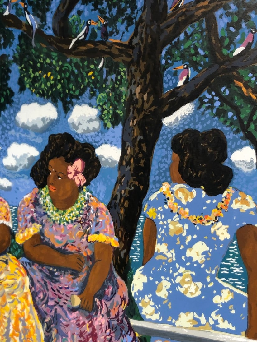 Guy Buffet "Honolulu Shaved Ice" Signed Serigraph LE - 5