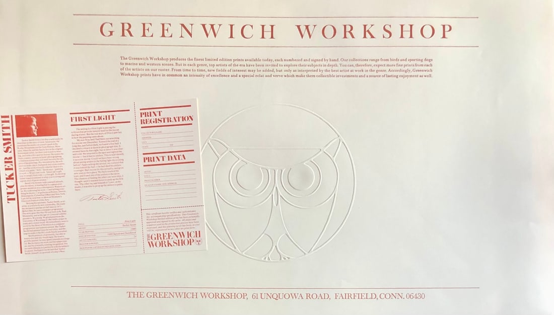 Tucker Smith "First Light" Signed Lithograph - 5