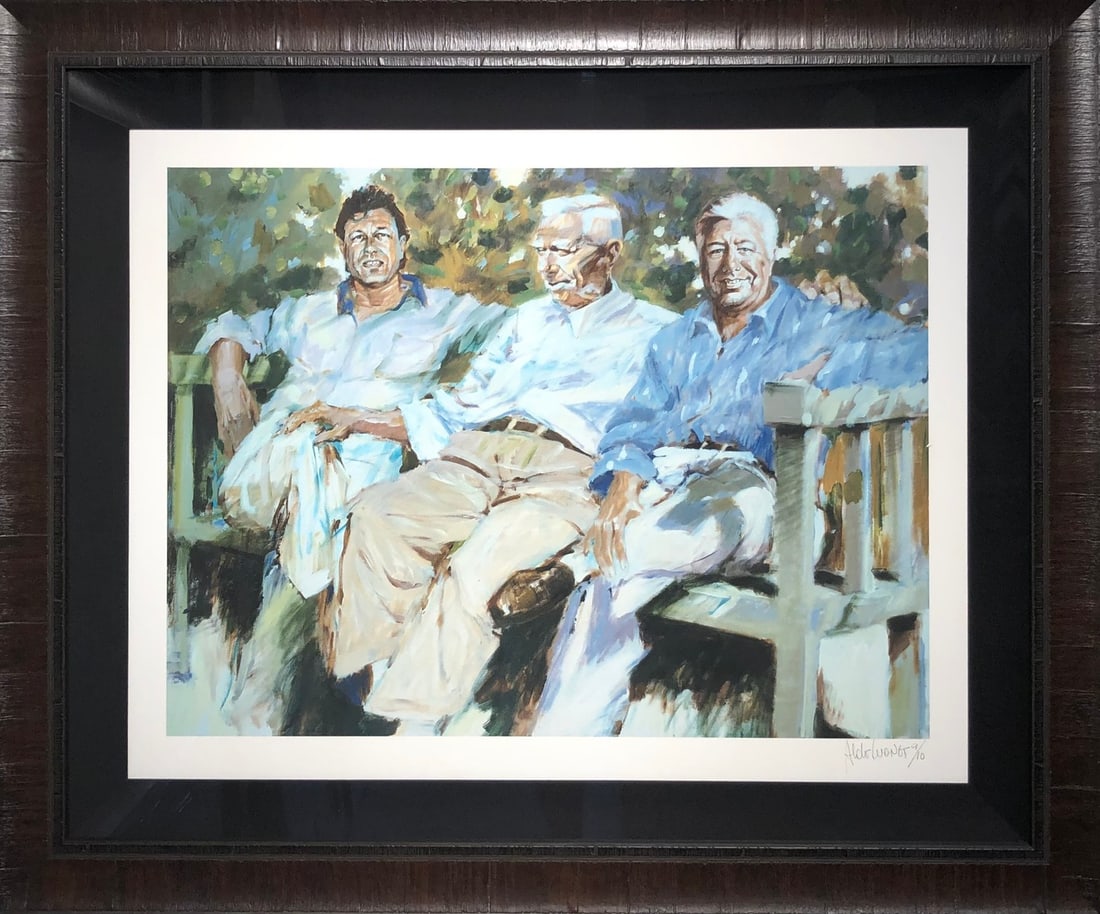 Aldo Luongo "Generations" Lithograph Signed: Artist: Aldo Luongo Title: Aldo Luongo "Generations" Lithograph Signed Medium: Lithograph on Paper Limited Edition: 10-Sep Art Dimensions: 38 x 46 x 2 inch ARTIST BIO: For the past 25 years, Romantic