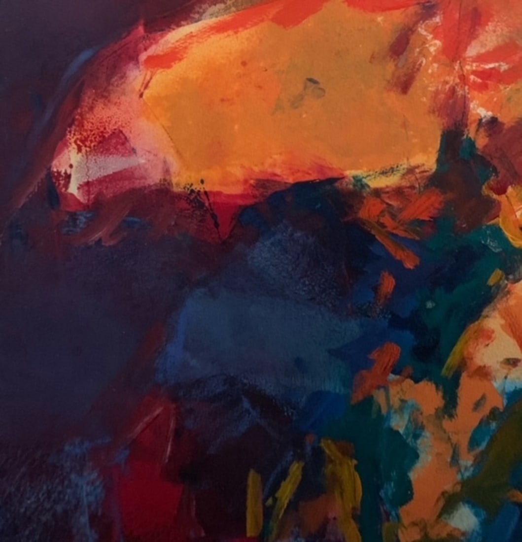 Michael Schofield Abstract Hand Pulled Mono Print - 4