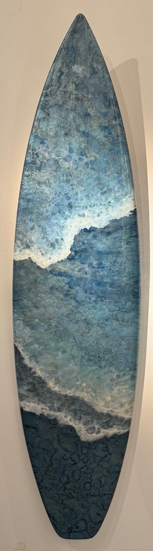 Carolyn Johnson Original ""Voice In The Night" (Recycled Surfboard) (1 of 3)