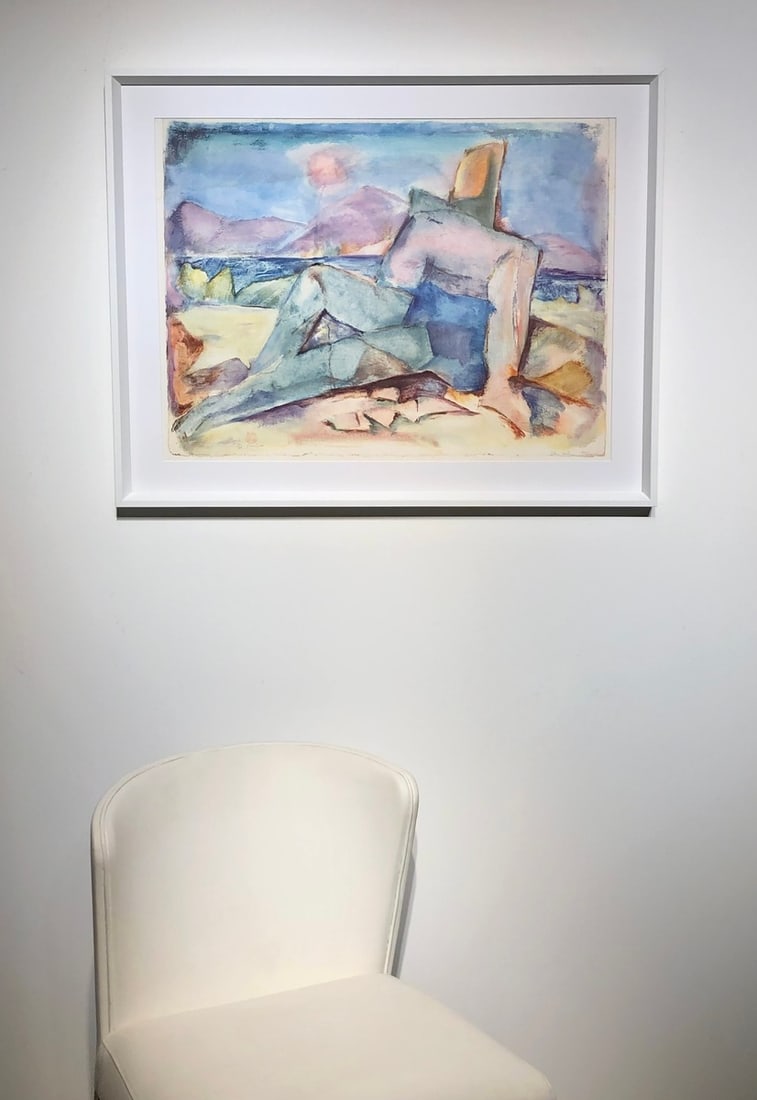 D. Yang "Blue Bather" Signed Lithograph LE 54/350 - 2