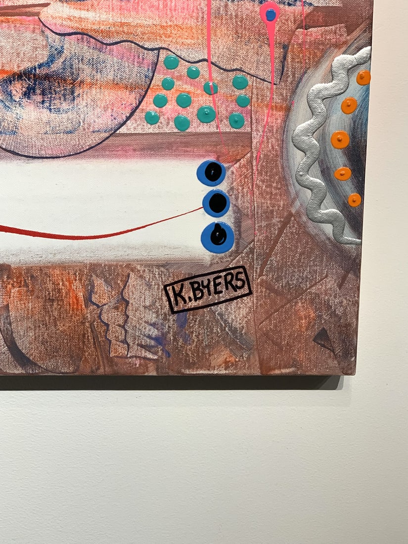 Kimm Byers "Diving Deep!" Signed Original Acrylic - 5