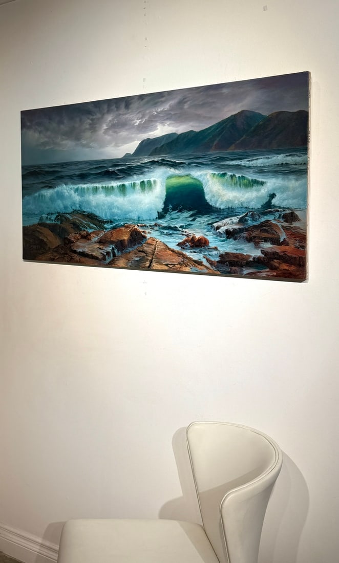 Stephen Mirich "Storm Warning" Signed Original Oil - 3