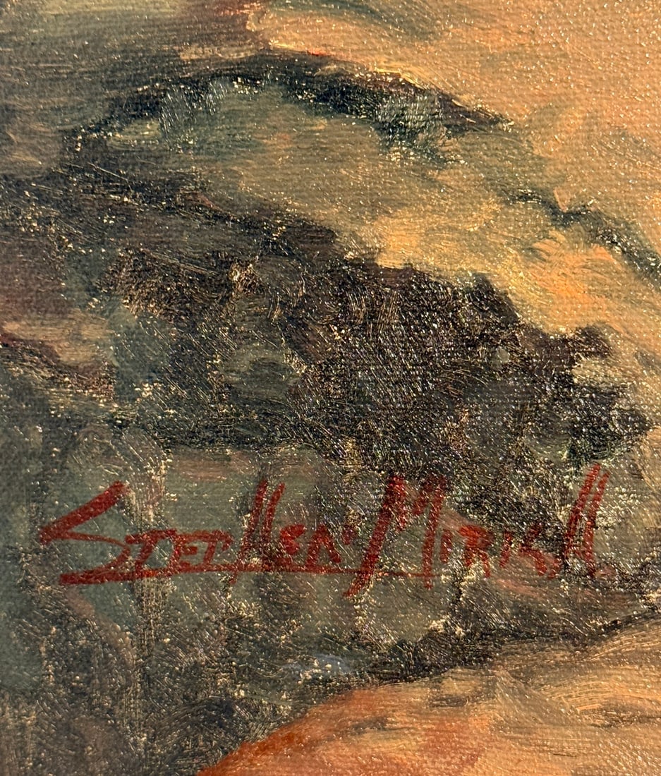 Stephen Mirich "Storm Warning" Signed Original Oil - 5