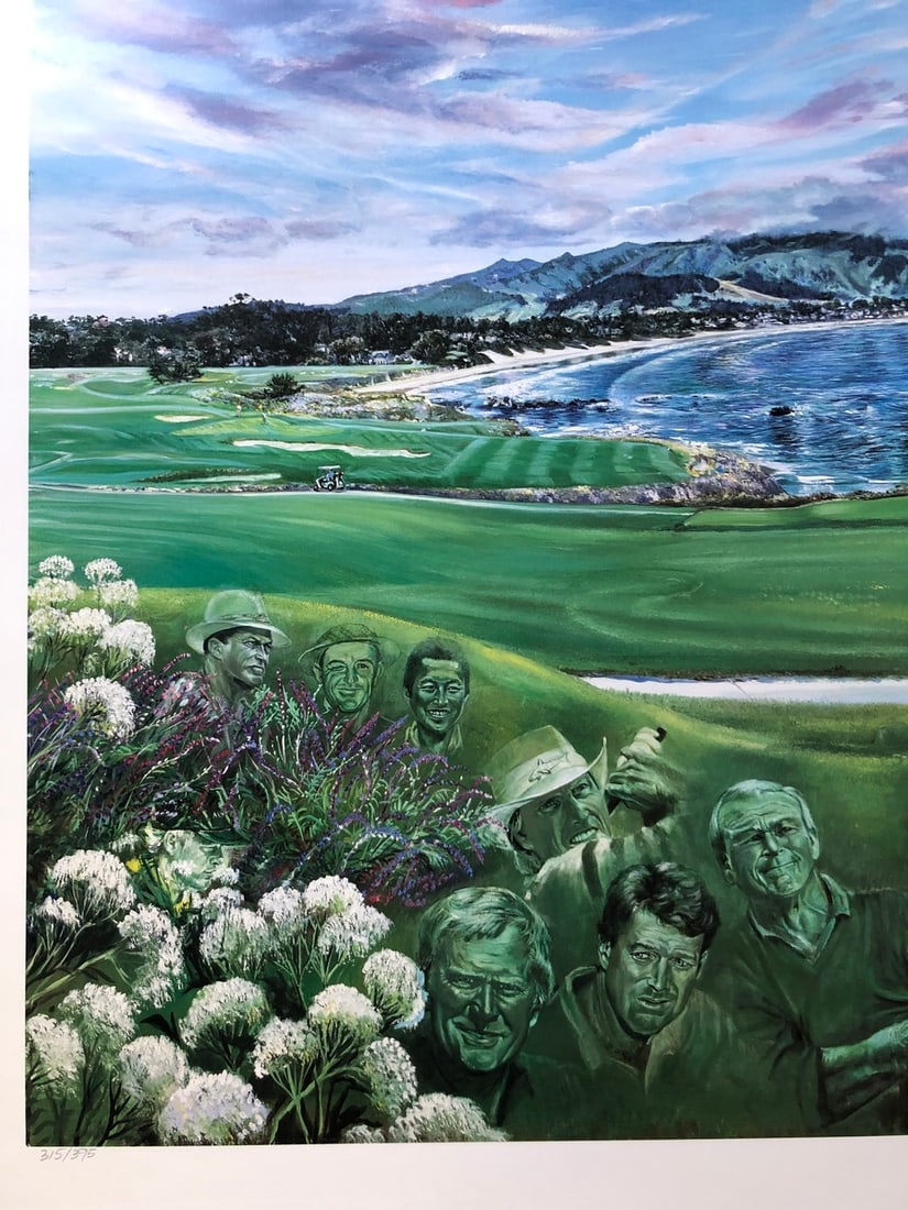 Ruth Mayer "Legends" (Pebble Beach) Signed Lithograph LE - 2