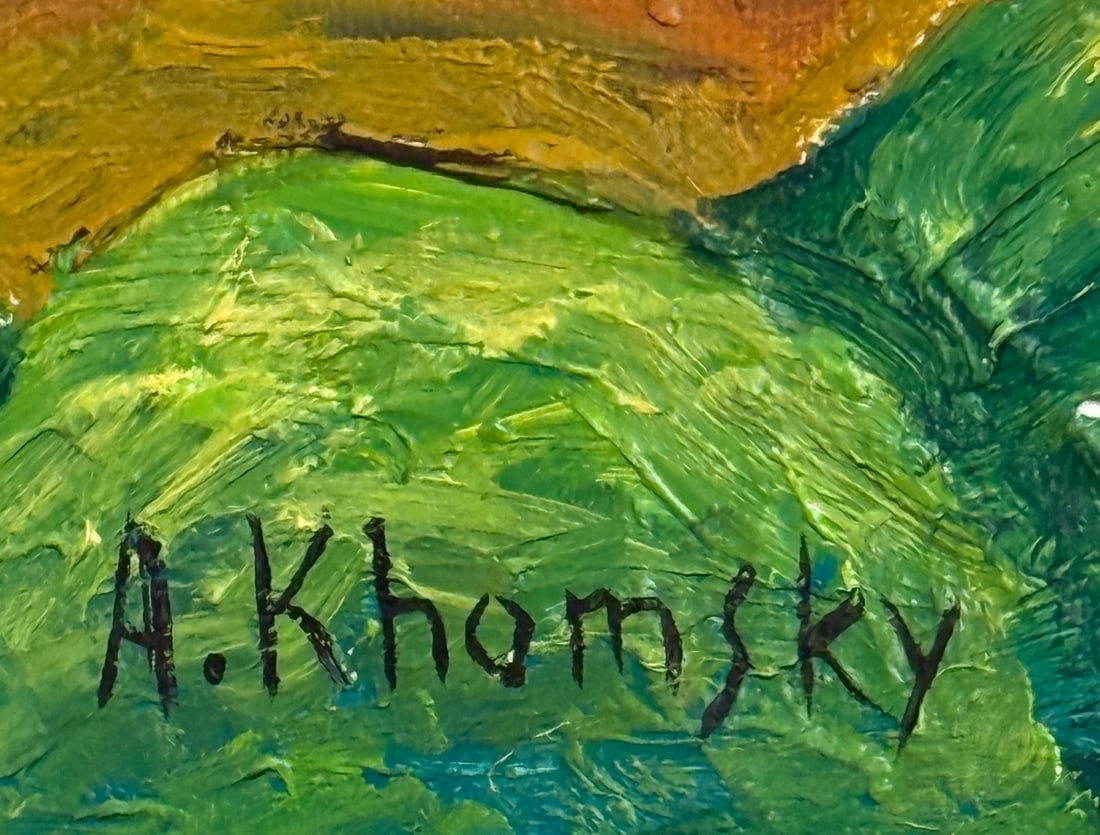 Alexander Khomsky Original Oil "Tuscan Fields" - 3